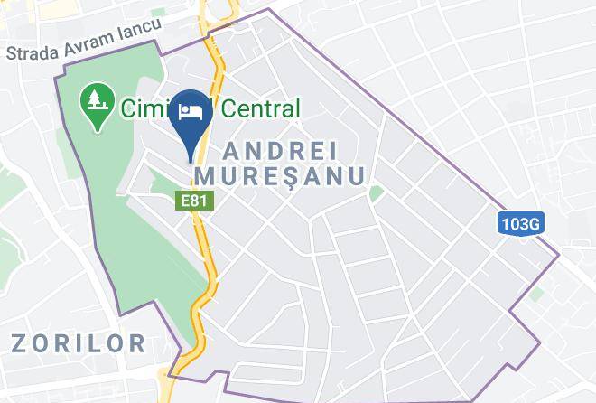 Cluj Napoca - Hotel Meridian Maps