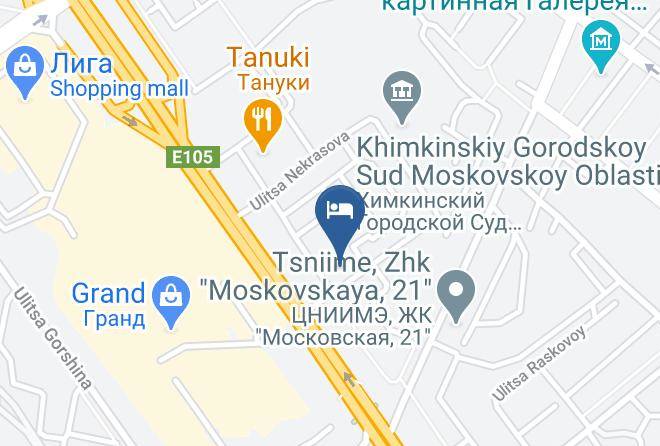 Khimki - Hotel Meridian Maps