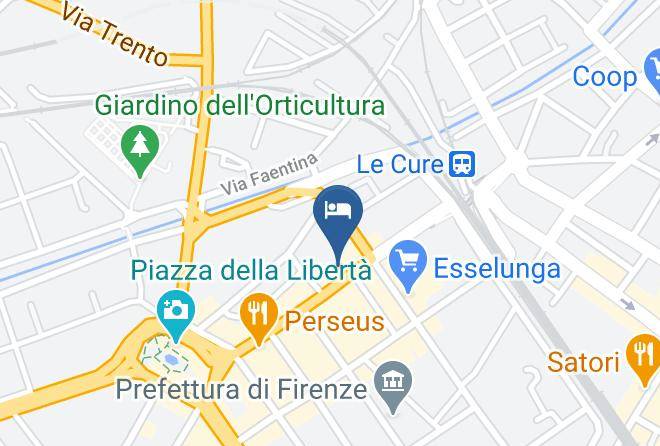 Florence - Hotel Meridiana Maps