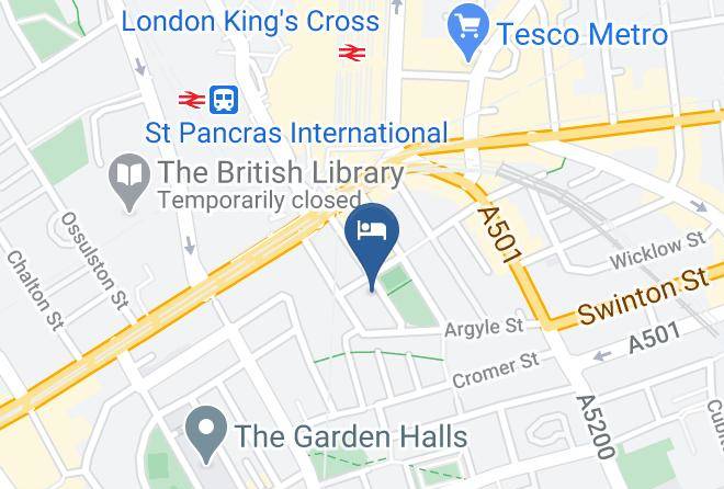 London - Hotel Meridiana Maps