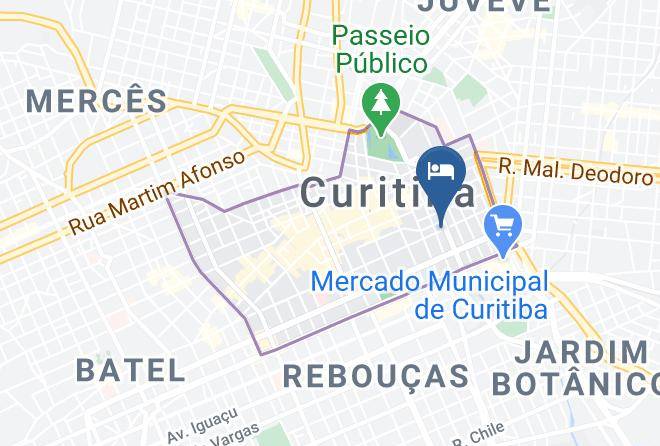 Curitiba - Hotel Meridiano V Maps