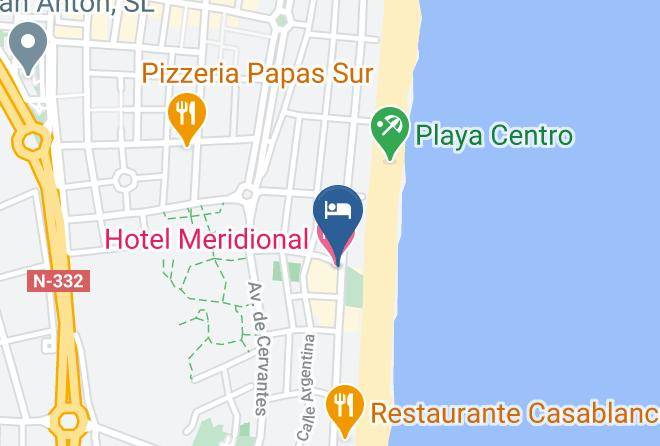 Alicante - Hotel Meridional Maps