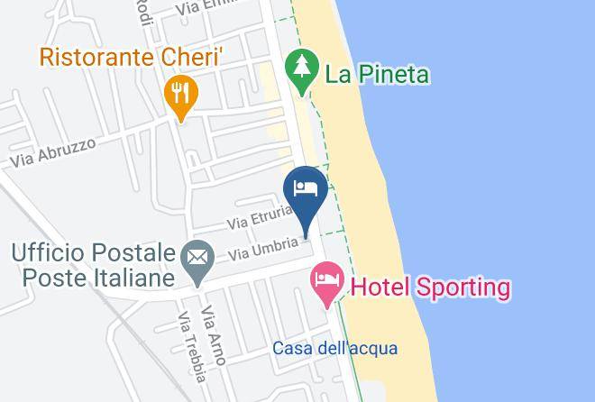 Teramo - Hotel Meripol Maps