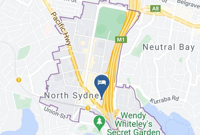 North Sydney - Hotel Meriton North Sydney Maps