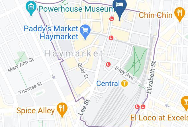 Sydney - Hotel Meriton Maps