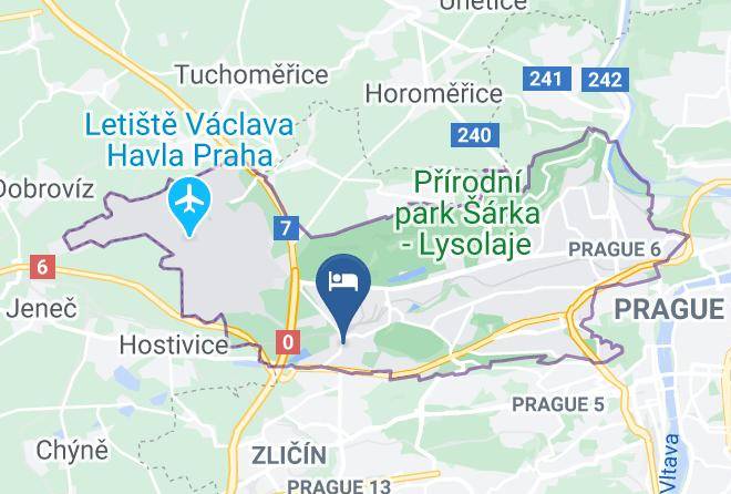 Prague - Hotel Meritum Maps