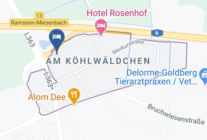 Kaiserslautern - Hotel Merkur Maps