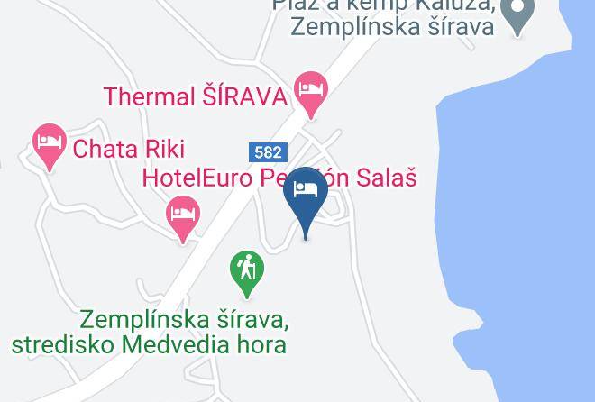 Michalovce - Hotel Merkur Maps