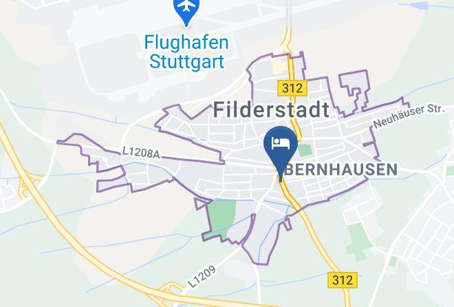 Esslingen - Hotel Merlin Fildern Maps