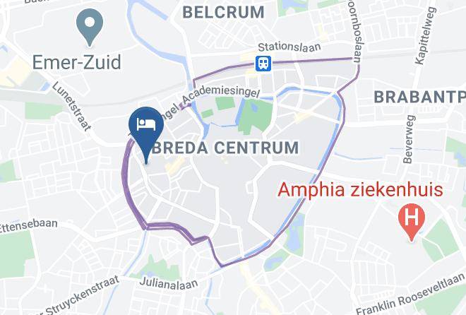 Breda - Hotel Merlinde Maps