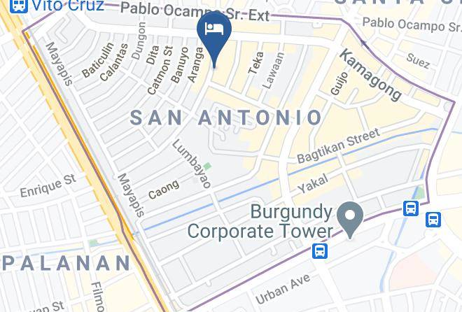 Metro Manila - Hotel Merlo Maps