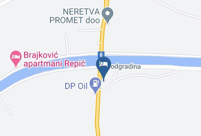 Slivno - Hotel Merlot Maps