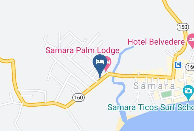 Nicoya - Hotel Mermaids Maps