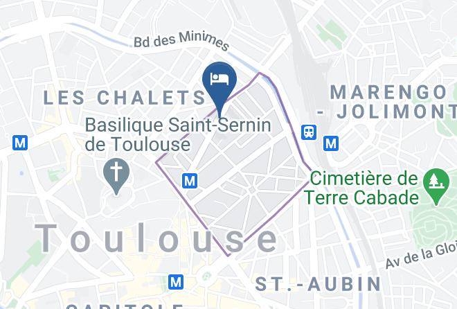 Haute Garonne - Hotel Mermoz Maps
