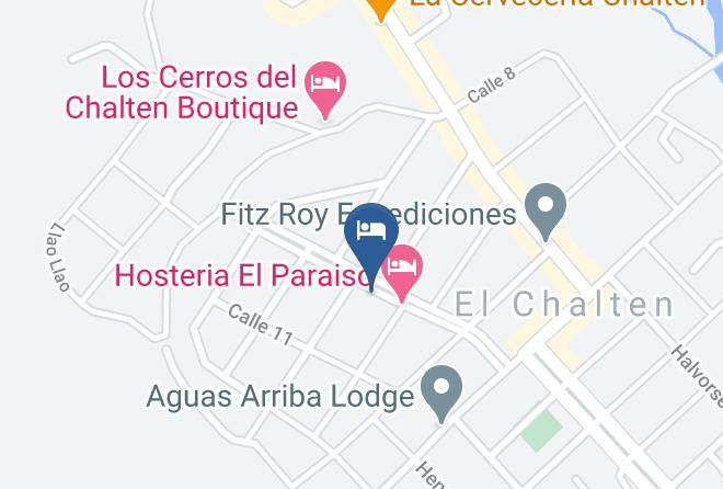 Lago Argentino - Hotel Mermoz Maps