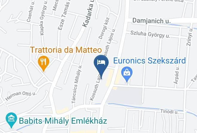 Szekszard - Hotel Merops Meszaros Maps