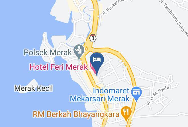 Kota Cilegon - Hotel Merpati Maps
