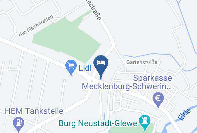 Ludwigslust Parchim - Hotel Merten Neustadt Glewe Maps