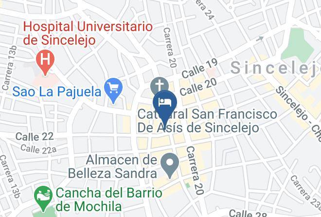 Sincelejo - Hotel Meryland Maps