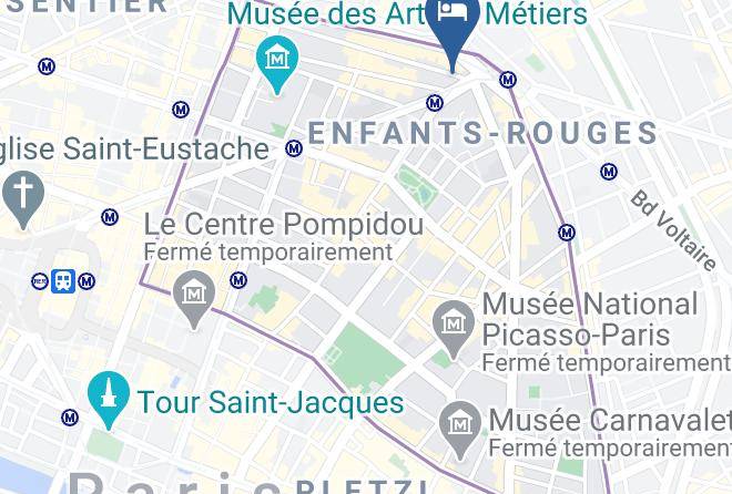 Hotel Meslay Republique Map