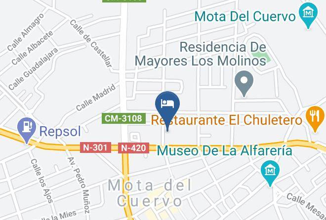 Cuenca - Hotel Meson De Don Quijote Maps