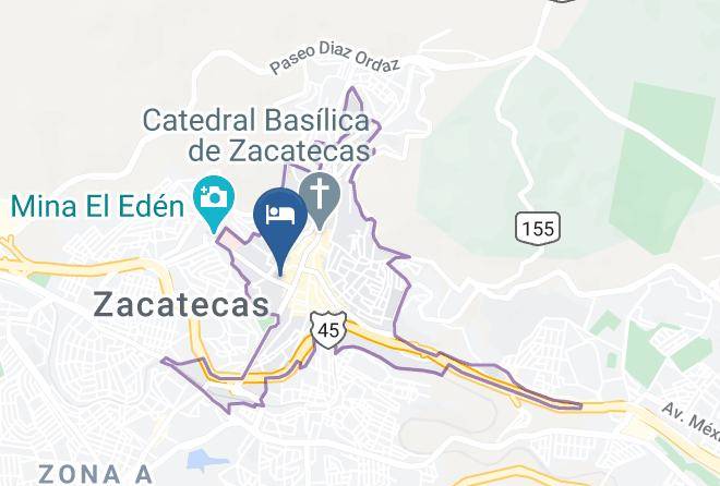 Zacatecas Zacatecas Centro - Hotel Meson De La Merced Maps