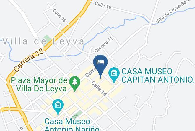 Villa De Leyva - Hotel Meson De Los Virreyes Maps