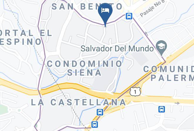 San Salvador - Hotel Meson De Maria Maps
