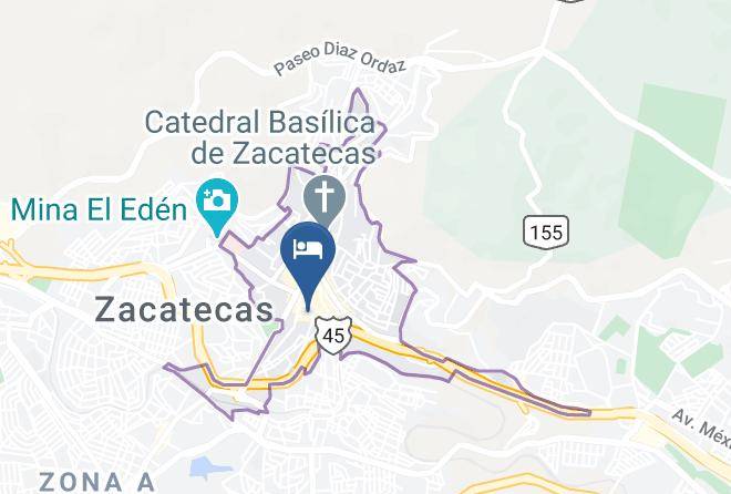 Zacatecas Zacatecas Centro - Hotel Meson Del Mariachi Maps