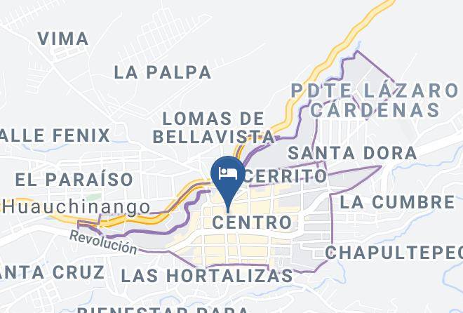 Huauchinango - Hotel Meson Del Portal Maps
