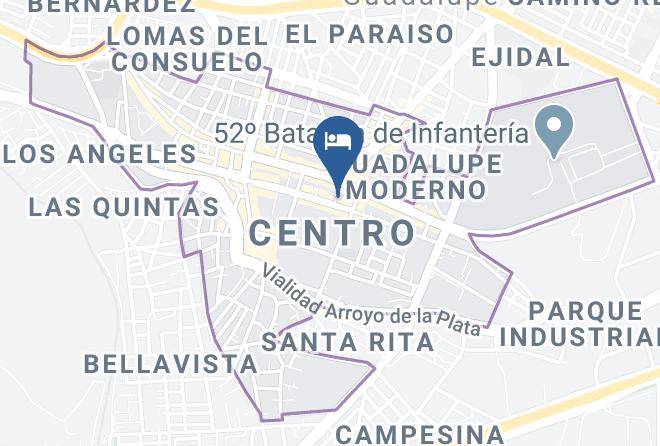 Guadalupe Municipality - Hotel Meson La Noria Maps