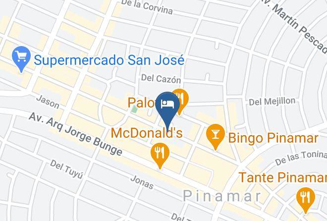Pinamar - Hotel Meson Maps