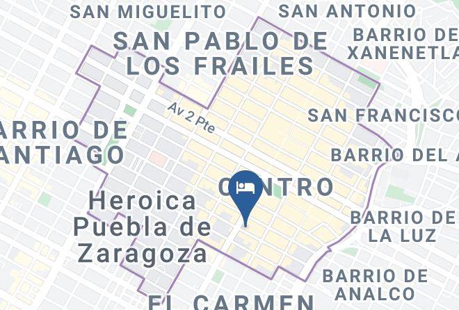 Heroica Puebla De Zaragoza Puebla - Hotel Meson San Sebastian Maps