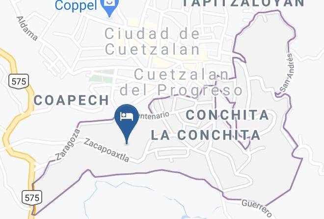 Cuetzalan Del Progreso - Hotel Meson Yohualichan Maps