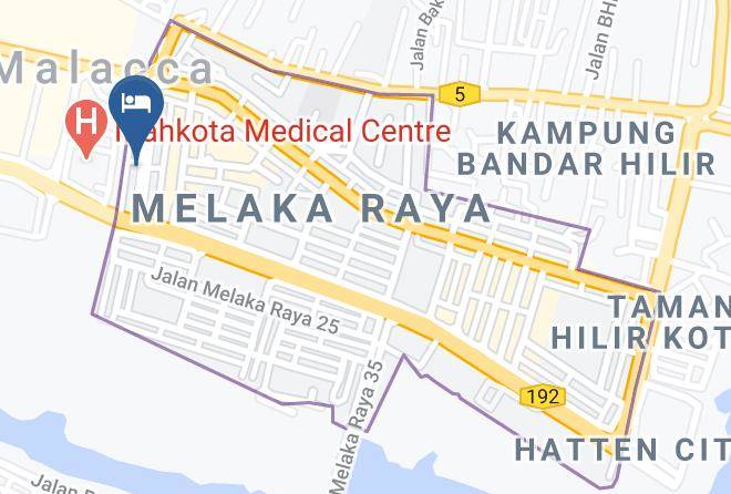 Melaka Tengah - Hotel Mesra Norhayati Maps