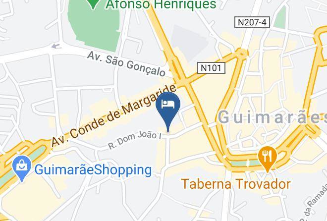 Guimaraes - Hotel Mestre De Avis Maps