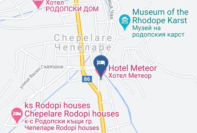 Chepelare - Hotel Meteor Maps