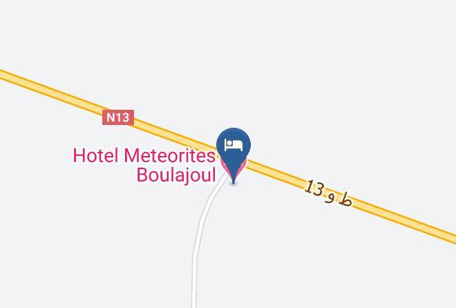 Meknes Tafilalet - Hotel Meteorites Boulajoul Maps
