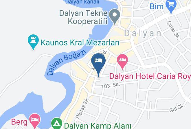 Ortaca - Metin Hotel Maps