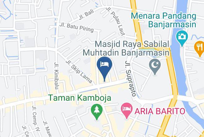 Banjarmasin - Hotel Metro Maps