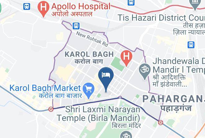 Karol Bagh - Hotel Metro Heights Maps