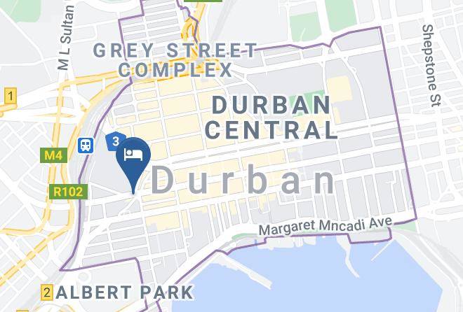 Ethekwini - Hotel Metro Lodge West Street Maps