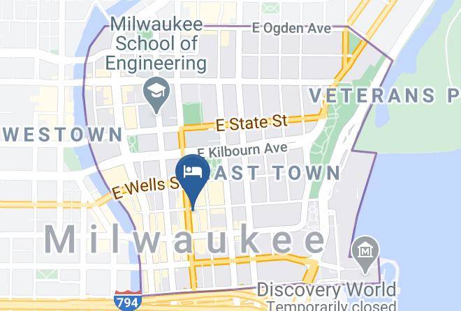 Milwaukee - Hotel Metro Autograph Collection Maps