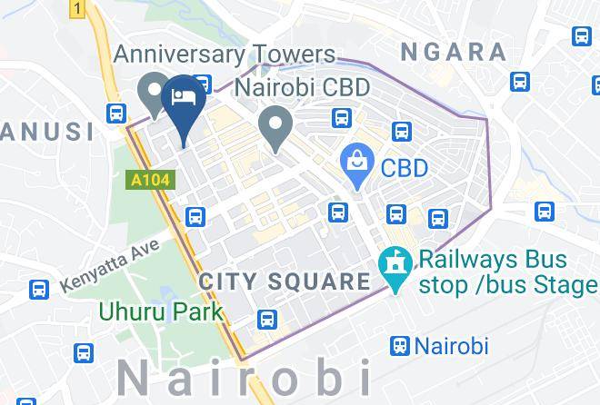 Nairobi - Hotel Metro Maps