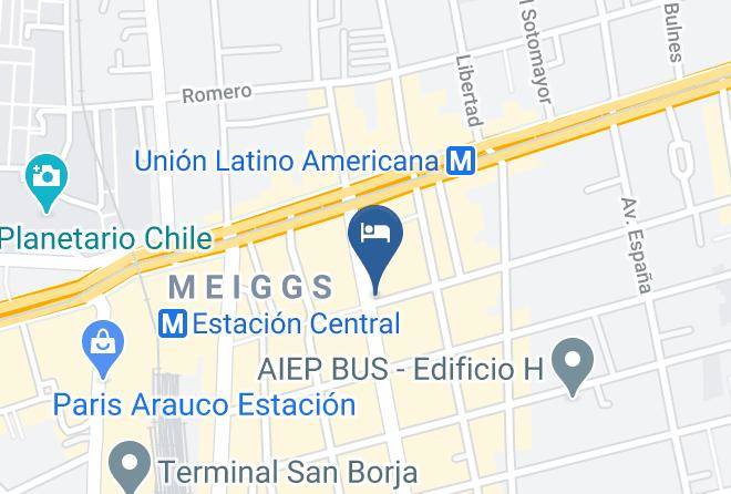 Santiago - Hotel Metro Maps