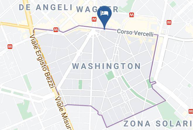Milan - Hotel Metro Maps