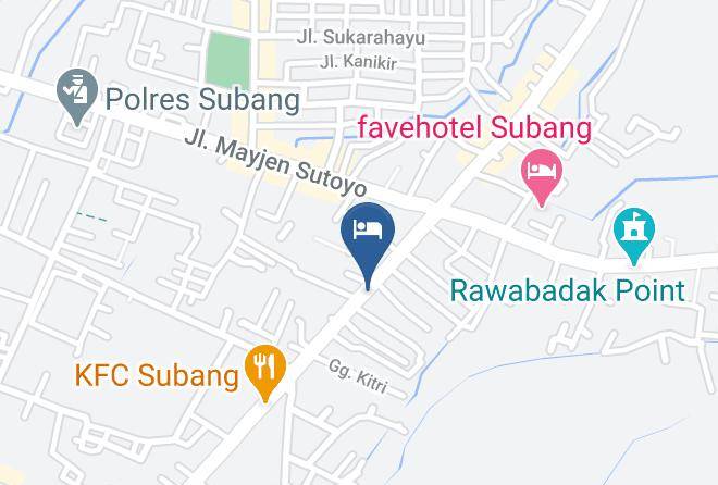 Subang Regency - Hotel Metro Maps