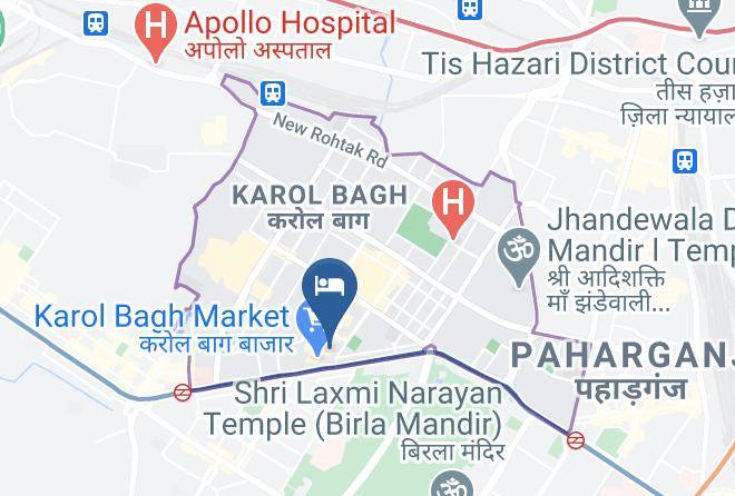 Karol Bagh - Hotel Metro View Maps
