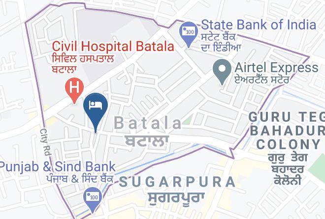 Batala - Hotel Metro'z Bal'z Maps