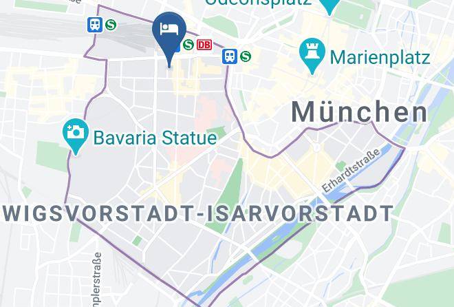 Munich District - Hotel Metropol Munchen Maps